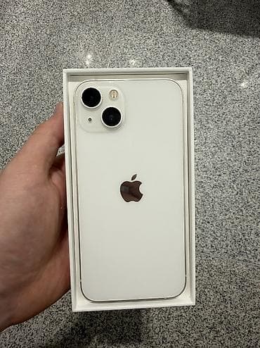 IPhone 13, Б/у, 128 ГБ, Старлайт, Коробка, 81 % at lalafo.kg IPhone 13, Б/у, 128 ГБ, Старлайт, Коробка, 81 %