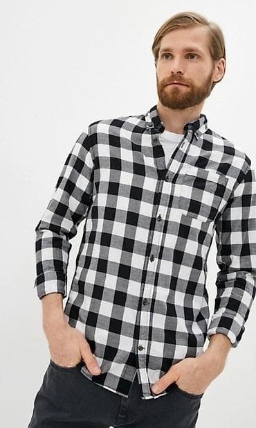 Мужская рубашка, S, PULL&BEAR, Б/у, Самовывоз at lalafo.kg Мужская рубашка, S, PULL&BEAR, Б/у, Самовывоз