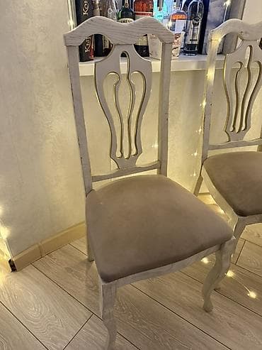 Тигүүчүлөр үчүн отургучтар: Ашкана үчүн отургуч, Жыгач, түсү - Боз lalafo.kg да — 2 Тигүүчүлөр үчүн отургучтар: Ашкана үчүн отургуч, Жыгач, түсү - Боз — 2