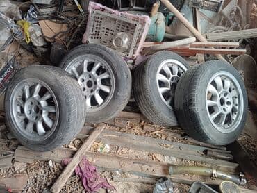 Колеса в сборе 195 / 55 / R 15, Лето, Б/у, Комплект, Легковые, Литые, отверстий - 5 at lalafo.kg Колеса в сборе 195 / 55 / R 15, Лето, Б/у, Комплект, Легковые, Литые, отверстий - 5