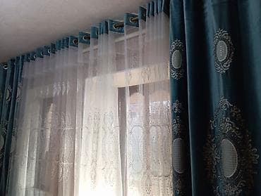 Жумшак эмерек үчүн каптамалар: Шторы тюль 8.5 м плотные по 2м 3шт 6м) высота 2.80 lalafo.kg да — 3 Жумшак эмерек үчүн каптамалар: Шторы тюль 8.5 м плотные по 2м 3шт 6м) высота 2.80 — 3