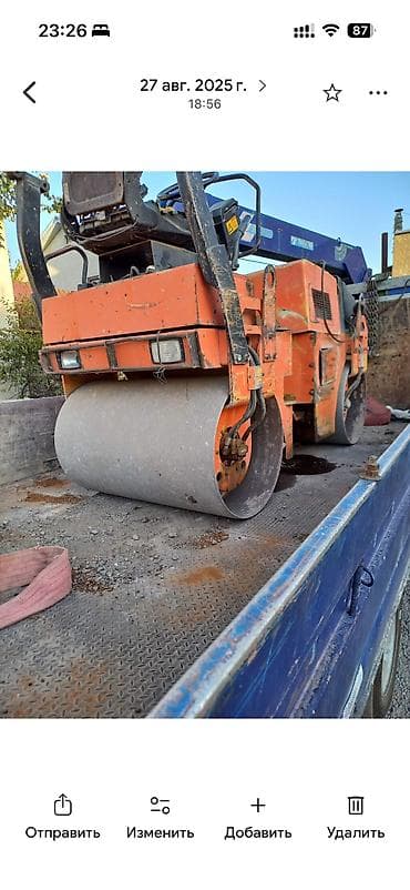 Каток услуги вибро каток 3 тоник за 3 часа 11 тысяч сом at lalafo.kg Каток услуги вибро каток 3 тоник за 3 часа 11 тысяч сом
