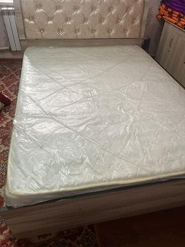 Офис эмереги: Эки кишилик керебет, Колдонулган, Жумшак башы менен, узуну - 200 см lalafo.kg да — 3 Офис эмереги: Эки кишилик керебет, Колдонулган, Жумшак башы менен, узуну - 200 см — 3