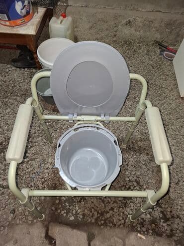 Майыптыгы бар адамдар үчүн биодааратканалар: Портативный туалет-стул (комод) - Удобное сиденье с крышкой и lalafo.kg да — 2 Майыптыгы бар адамдар үчүн биодааратканалар: Портативный туалет-стул (комод) - Удобное сиденье с крышкой и — 2