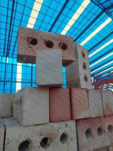 Пустотелый, дырчатый, Жженый кирпич, Полублок, 250×120×90 at lalafo.kg Пустотелый, дырчатый, Жженый кирпич, Полублок, 250×120×90