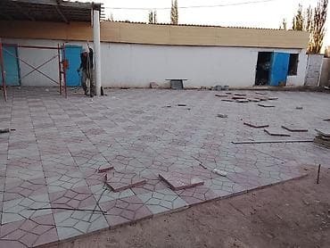 Укладка плитки: Укладка тротуарной плитки “Паутинка” под ключ - Профессиональная at lalafo.kg — 1 Укладка плитки: Укладка тротуарной плитки “Паутинка” под ключ - Профессиональная — 1