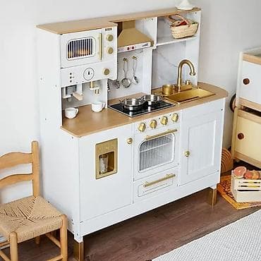 Derways: Детская игровая кухня (деревянная) - Реалистичный комплект в at lalafo.kg — 4 Derways: Детская игровая кухня (деревянная) - Реалистичный комплект в — 4