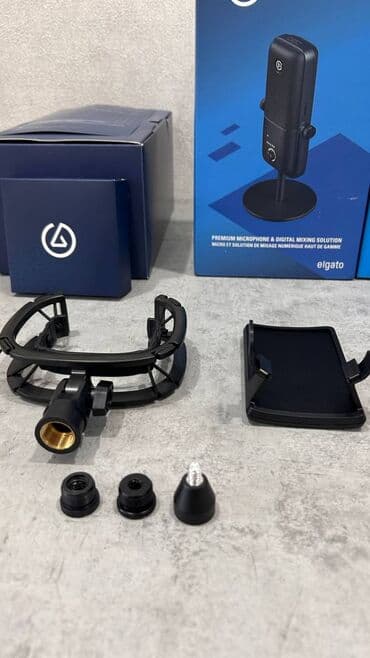 Elgato Wave 3 абсолютно новый USB микрофон, идеально подходит для lalafo.kg да — 3 Elgato Wave 3 абсолютно новый USB микрофон, идеально подходит для — 3