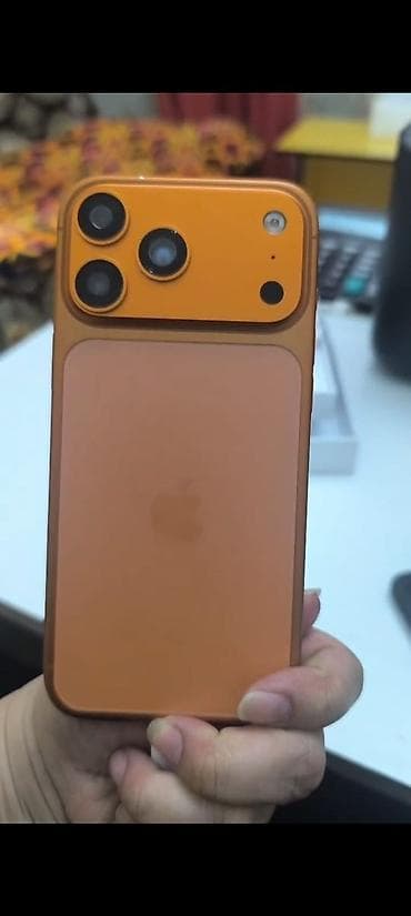 IPhone 17 Pro Max, Оранжевый, Кабель at lalafo.kg — 2 IPhone 17 Pro Max, Оранжевый, Кабель — 2