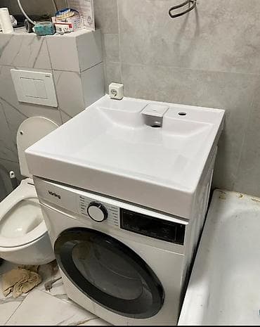 Раковина для ванной, Особенности: Глянцевое, Квадрат форма, Размер: 60 x 60 см at lalafo.kg — 1 Раковина для ванной, Особенности: Глянцевое, Квадрат форма, Размер: 60 x 60 см — 1