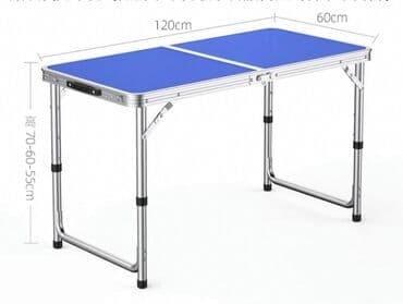 Раскладной стол с регулируемой высотой ножек. Этот стол размером at lalafo.kg Раскладной стол с регулируемой высотой ножек. Этот стол размером