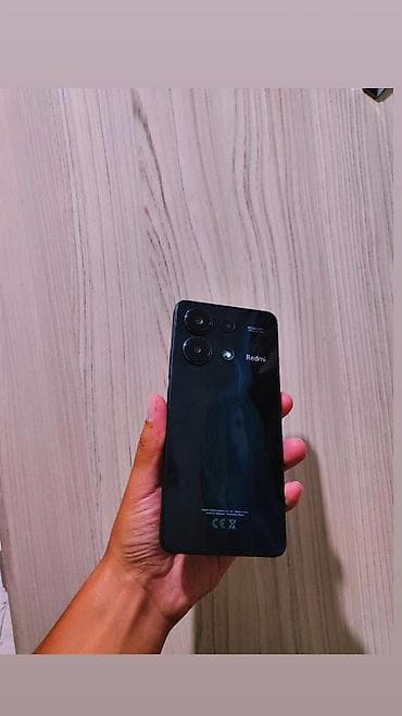 Redmi, Redmi Note 13, Б/у, 256 ГБ, цвет - Черный, 1 SIM, 2 SIM at lalafo.kg Redmi, Redmi Note 13, Б/у, 256 ГБ, цвет - Черный, 1 SIM, 2 SIM