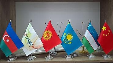 Изготовление флажков и вымпелов с вашим логотипом - Настольные флажки lalafo.kg да Изготовление флажков и вымпелов с вашим логотипом - Настольные флажки