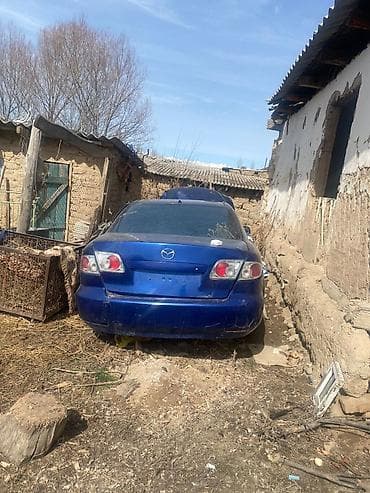 Mazda 6 (GG) седан, синий цвет, на разбор. Комплектация и что видно at lalafo.kg Mazda 6 (GG) седан, синий цвет, на разбор. Комплектация и что видно