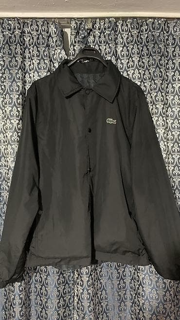 Мужская куртка, M, L, Lacoste, Новый, цвет - Черный at lalafo.kg Мужская куртка, M, L, Lacoste, Новый, цвет - Черный