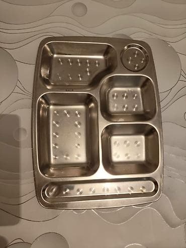 Поднос для раздачи едыиз нерж at lalafo.kg Поднос для раздачи едыиз нерж