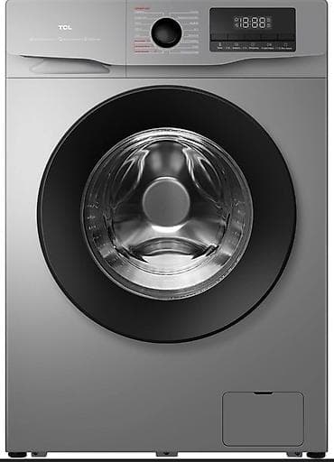 Стиральная машина TCL, фронтальная загрузка, серебристый цвет at lalafo.kg Стиральная машина TCL, фронтальная загрузка, серебристый цвет