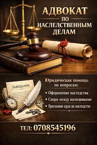 Юридикалык кызматтар | Жарандык укук | Консультация lalafo.kg да Юридикалык кызматтар | Жарандык укук | Консультация