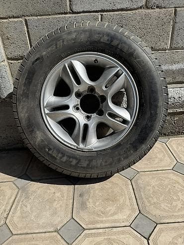 Колеса в сборе 265 / 65 / R 17, Всесезонная, Б/у, 1 шт, Внедорожные (АТ/МТ), Литые, отверстий - 6 at lalafo.kg Колеса в сборе 265 / 65 / R 17, Всесезонная, Б/у, 1 шт, Внедорожные (АТ/МТ), Литые, отверстий - 6