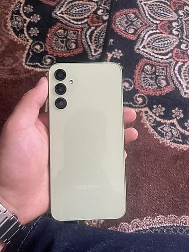Samsung Galaxy A24 4G, Б/у, 128 ГБ, цвет - Зеленый, 2 SIM at lalafo.kg Samsung Galaxy A24 4G, Б/у, 128 ГБ, цвет - Зеленый, 2 SIM