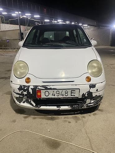 Daewoo Matiz: 2002 г., 0.8 л, Кол менен иштөөчү, Бензин, Хетчбек lalafo.kg да Daewoo Matiz: 2002 г., 0.8 л, Кол менен иштөөчү, Бензин, Хетчбек