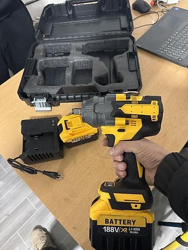 Аккумуляторный ударный гайковерт (бесщеточный) Комплектация: - lalafo.kg да — 3 Аккумуляторный ударный гайковерт (бесщеточный) Комплектация: - — 3