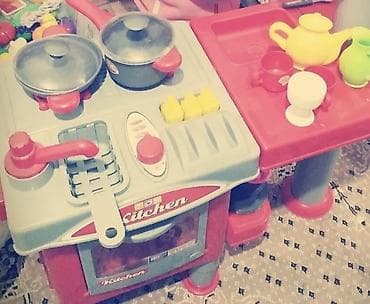 Цена за обе Игровой наборы для детей: кухня и супермаркет. 1) Детская at lalafo.kg Цена за обе Игровой наборы для детей: кухня и супермаркет. 1) Детская