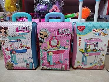 Игрушки чемодан 3/1 кухня чемодан косметика чемодан доктор чемодан at lalafo.kg Игрушки чемодан 3/1 кухня чемодан косметика чемодан доктор чемодан