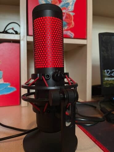 Студия микрофондору: HyperX Quadcast, конденсаторный usb микрофон Коробка отсутствует lalafo.kg да — 2 Студия микрофондору: HyperX Quadcast, конденсаторный usb микрофон Коробка отсутствует — 2