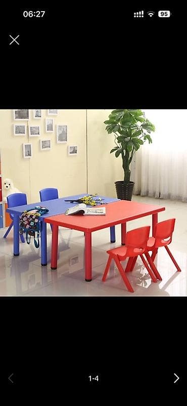 Комплект детского стола и стула at lalafo.kg Комплект детского стола и стула