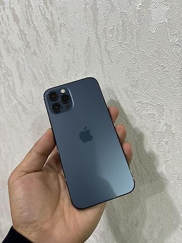 IPhone 12 Pro, Б/у, 256 ГБ, Pacific Blue, Защитное стекло, Чехол, 94 % at lalafo.kg IPhone 12 Pro, Б/у, 256 ГБ, Pacific Blue, Защитное стекло, Чехол, 94 %