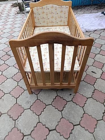 Балдар үчүн дивандар: Детская деревянная кроватка классического дизайна. - Материал lalafo.kg да — 4 Балдар үчүн дивандар: Детская деревянная кроватка классического дизайна. - Материал — 4