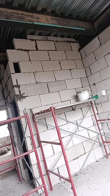 Кладка стен и перегородок из газобетонных блоков Блоктомун турун at lalafo.kg Кладка стен и перегородок из газобетонных блоков Блоктомун турун