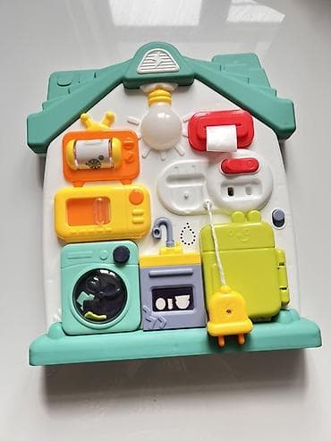 2) Развивающий бизиборд-домик (кухонная тематика) - Объемная панель в at lalafo.kg 2) Развивающий бизиборд-домик (кухонная тематика) - Объемная панель в