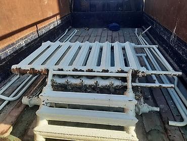 Чугунные секционные радиаторы отопления с комплектом стальных труб. - at lalafo.kg Чугунные секционные радиаторы отопления с комплектом стальных труб. -