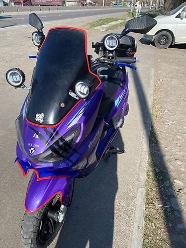 Скутер/мопед с тюнингом и дополнительным оборудованием. фирма дул дул at lalafo.kg Скутер/мопед с тюнингом и дополнительным оборудованием. фирма дул дул