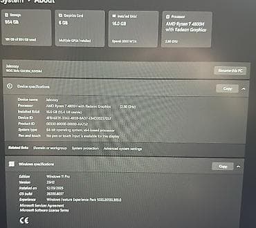 Игровой, Б/у, AMD Ryzen 7 at lalafo.kg Игровой, Б/у, AMD Ryzen 7