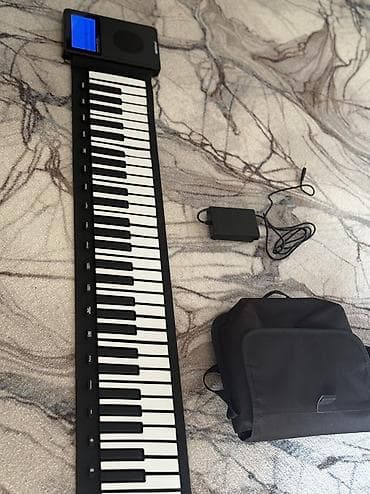 Рулонное электронное пианино (портативный синтезатор) - lalafo.kg да — 3 Рулонное электронное пианино (портативный синтезатор) - — 3