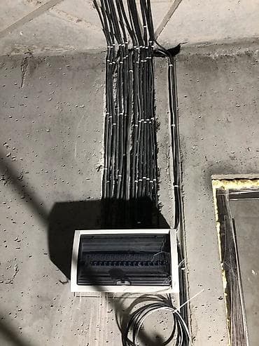 Электромонтажные работы под ключ Профессиональная прокладка электрики at lalafo.kg Электромонтажные работы под ключ Профессиональная прокладка электрики