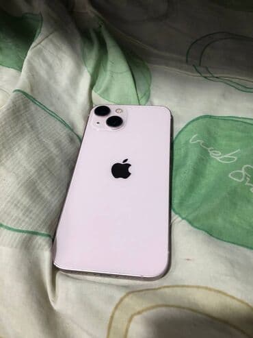 IPhone 13, Б/у, 128 ГБ, Розовый, Коробка, 84 % at lalafo.kg IPhone 13, Б/у, 128 ГБ, Розовый, Коробка, 84 %