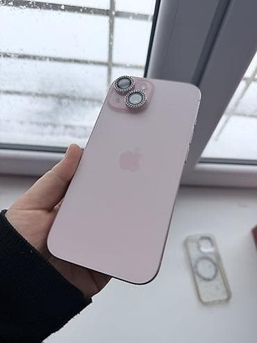IPhone 15, Б/у, 128 ГБ, Розовый, Чехол, 82 % at lalafo.kg IPhone 15, Б/у, 128 ГБ, Розовый, Чехол, 82 %