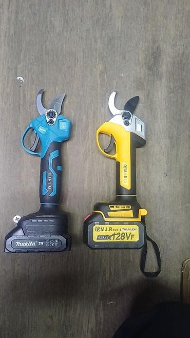 Аккумуляторные садовые секаторы + электрические ножницы для стрижки at lalafo.kg Аккумуляторные садовые секаторы + электрические ножницы для стрижки