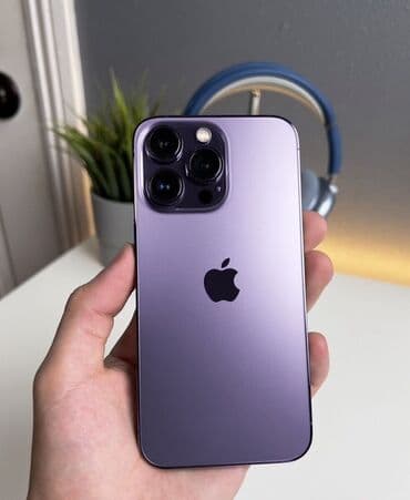 IPhone 14 Pro, Б/у, 256 ГБ, Deep Purple, Защитное стекло, 88 % at lalafo.kg IPhone 14 Pro, Б/у, 256 ГБ, Deep Purple, Защитное стекло, 88 %