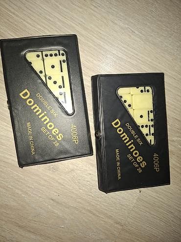 Набор домино Double Six (модель 4006P) — классическая «двойная lalafo.kg да Набор домино Double Six (модель 4006P) — классическая «двойная