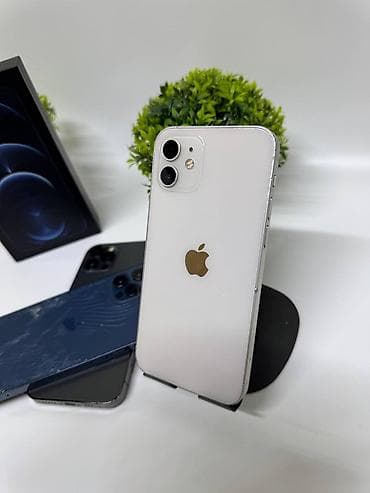 IPhone 12, Б/у, 64 ГБ, Белый, 75 % at lalafo.kg IPhone 12, Б/у, 64 ГБ, Белый, 75 %