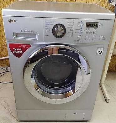 Б/у стиральная машина автомат LG Direct Drive на 6 кг в идеальном at lalafo.kg Б/у стиральная машина автомат LG Direct Drive на 6 кг в идеальном