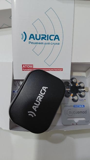 Слуховой аппарат Aurica ATOM Series почти не пользовались уступка at lalafo.kg Слуховой аппарат Aurica ATOM Series почти не пользовались уступка