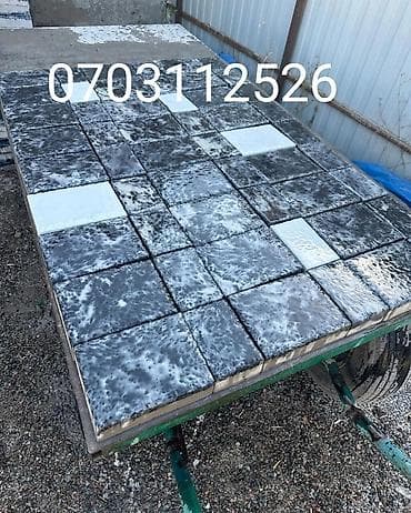 Брусчатка под мрамор изготавливается из белого цемента марки 600 что at lalafo.kg Брусчатка под мрамор изготавливается из белого цемента марки 600 что