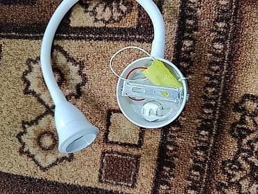 Настенный светильник с гибкой штангой (гофра/«гусинная шея») и at lalafo.kg — 3 Настенный светильник с гибкой штангой (гофра/«гусинная шея») и — 3