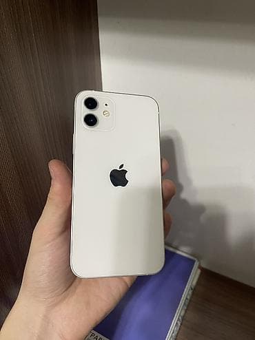 IPhone 12, 128 ГБ, Белый, Защитное стекло, Чехол, 77 % at lalafo.kg IPhone 12, 128 ГБ, Белый, Защитное стекло, Чехол, 77 %